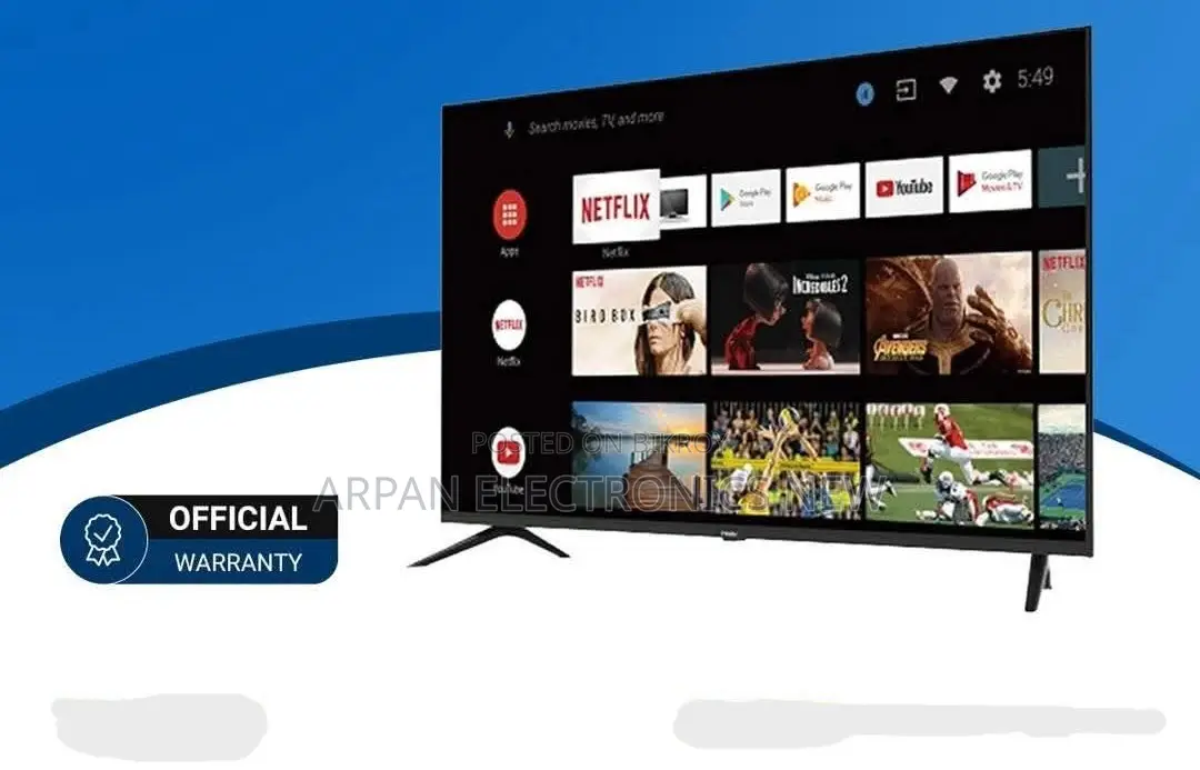 Haier H43S80EUX 43" QLED Android Google TV (EMI Available)