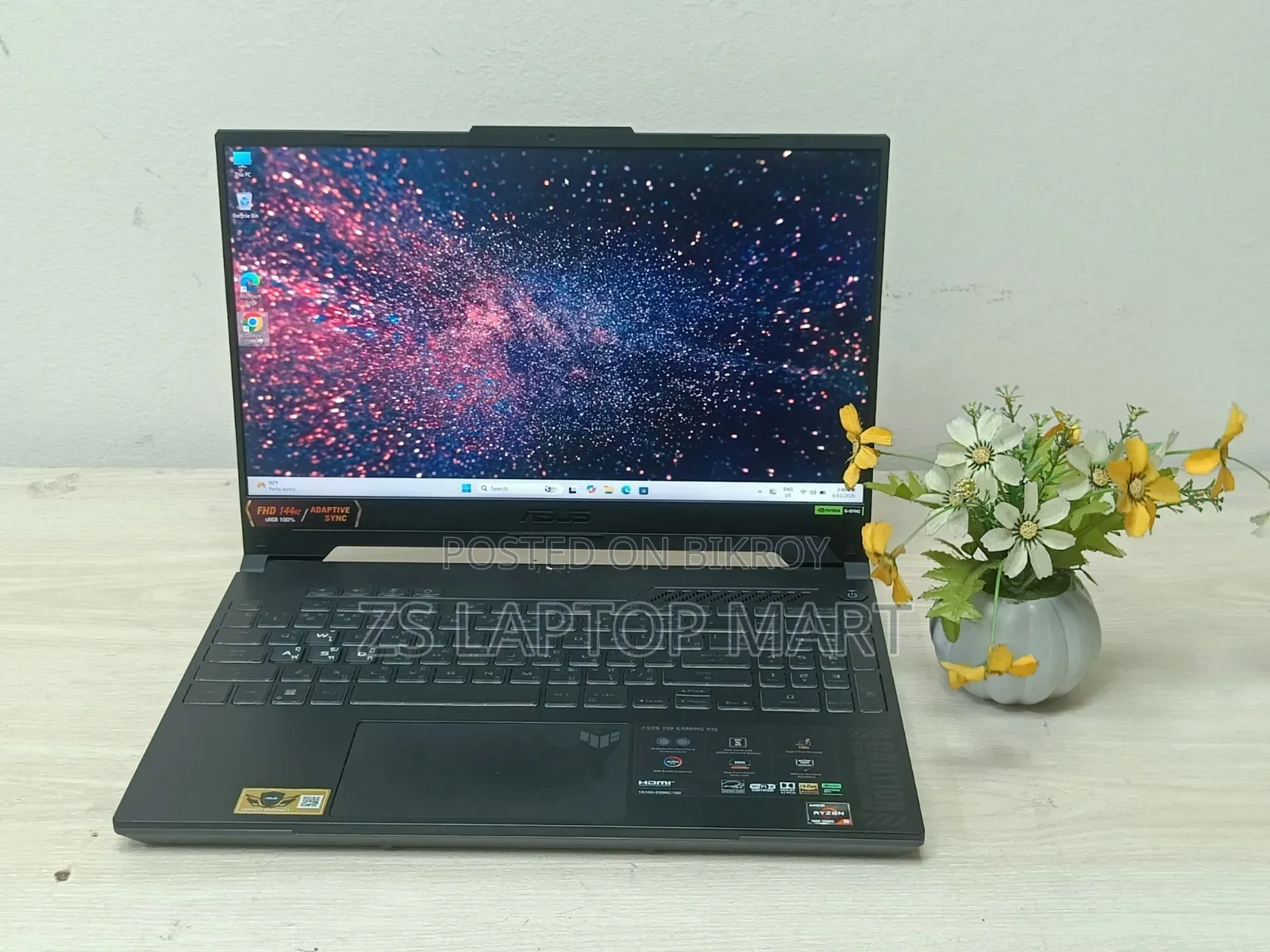 Laptop Asus TUF Gaming A15 16GB AMD Ryzen 5 SSD 512GB
