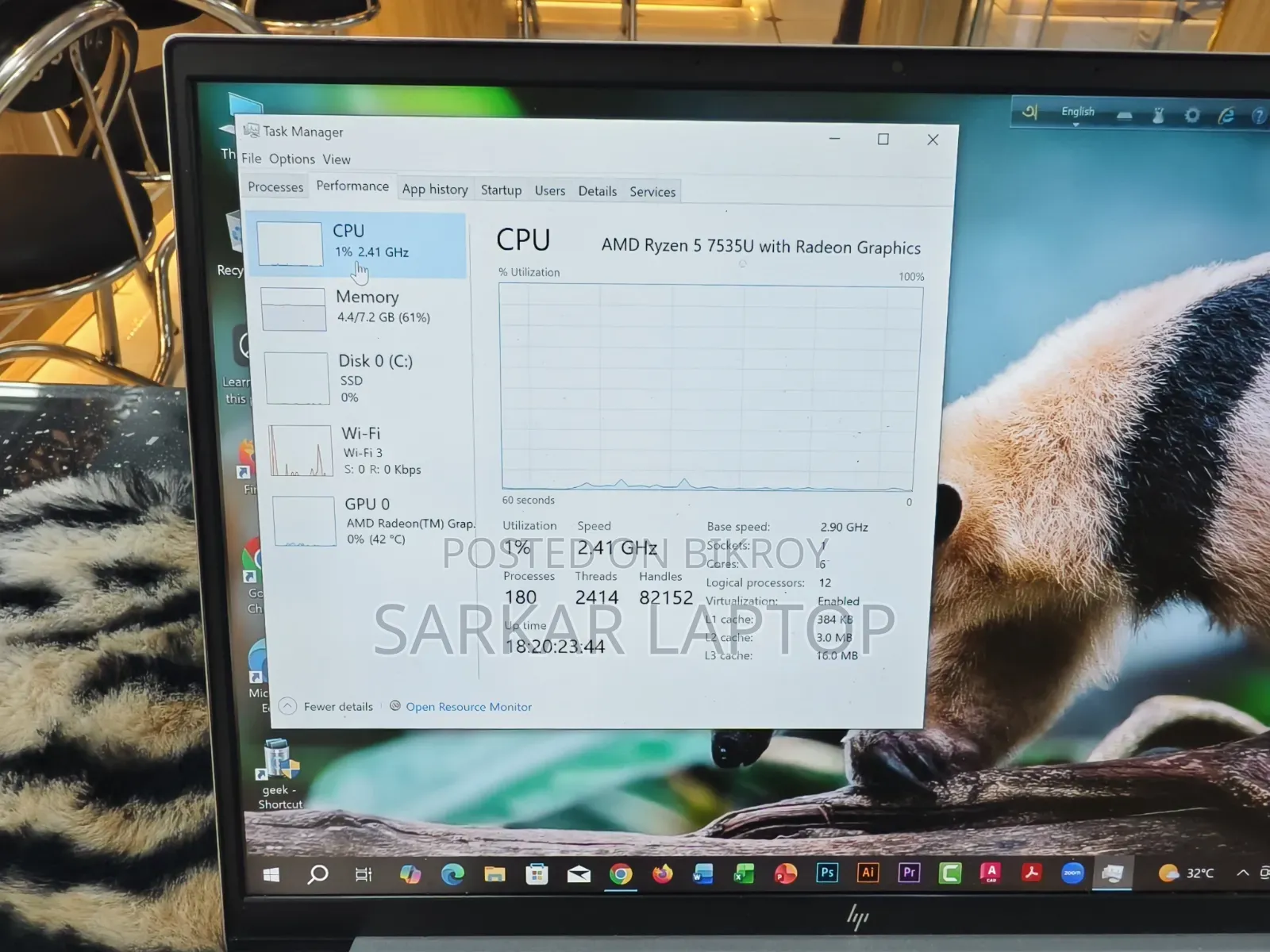 Laptop HP Pavilion 14 16GB AMD Ryzen 5 SSD 512GB