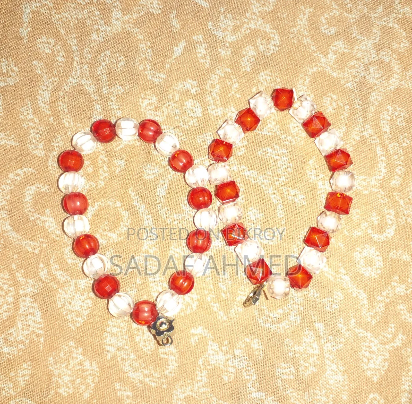 Trendy Crystal Beaded Bracelet - Various Colors Available