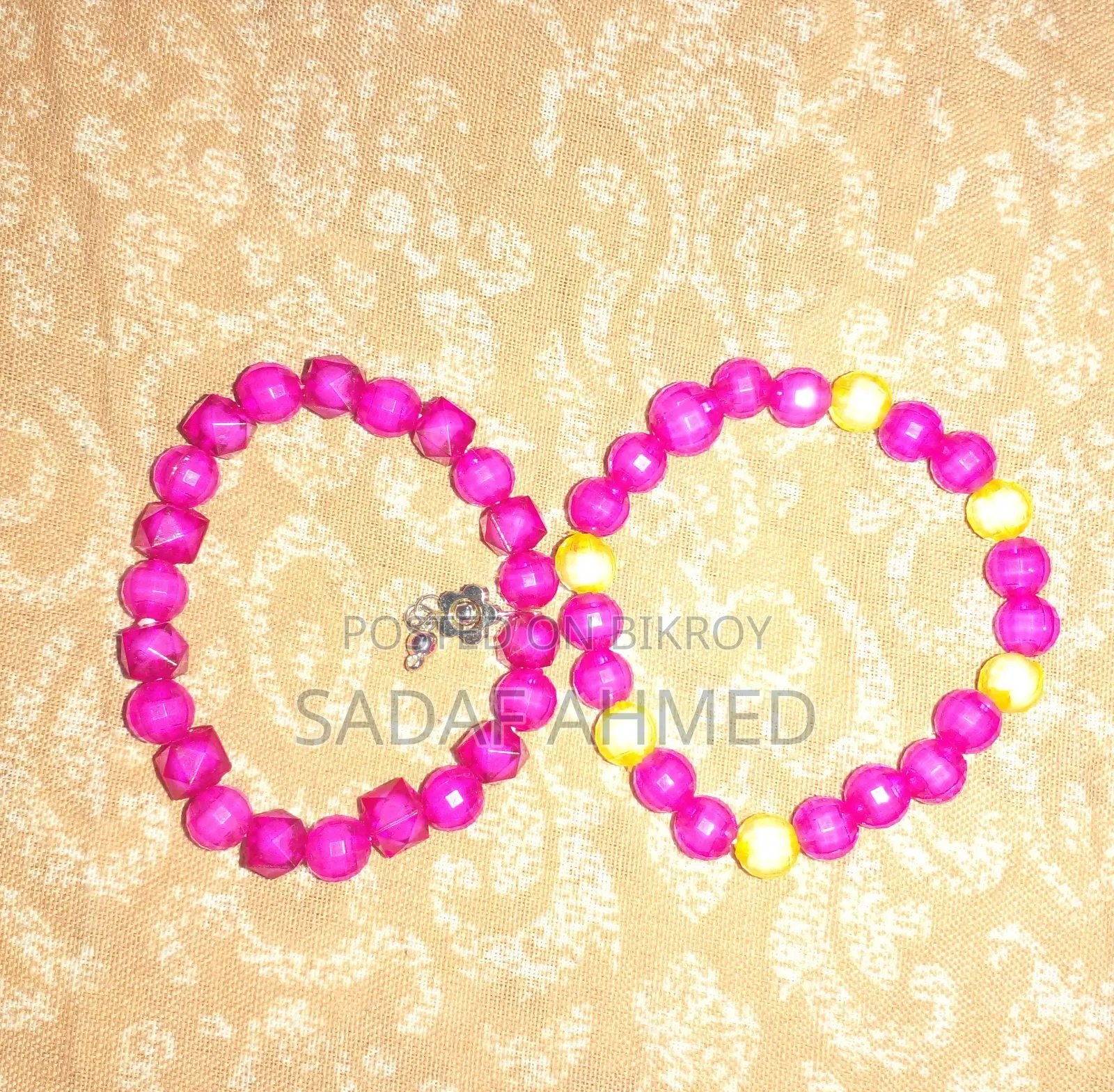 Trendy Crystal Beaded Bracelet - Various Colors Available
