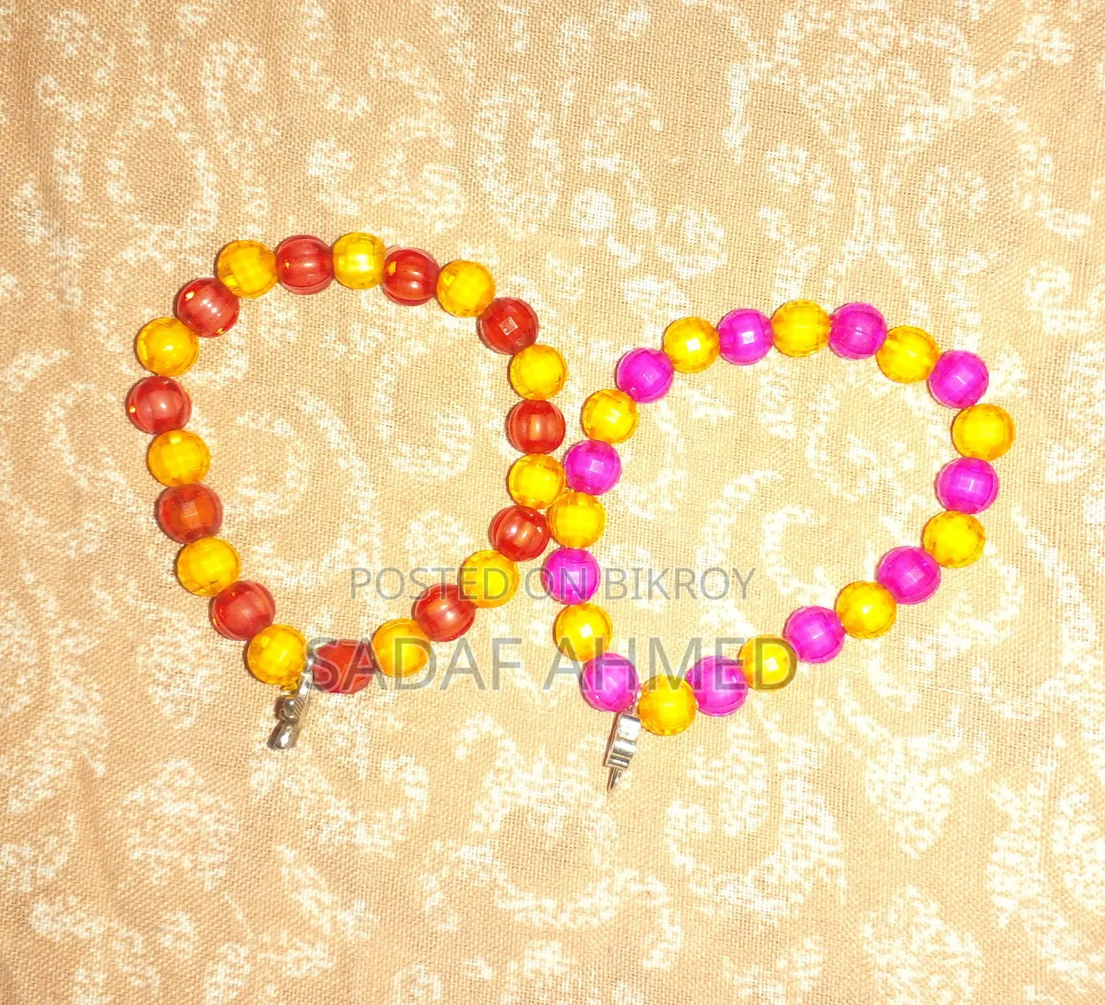 Trendy Crystal Beaded Bracelet - Various Colors Available