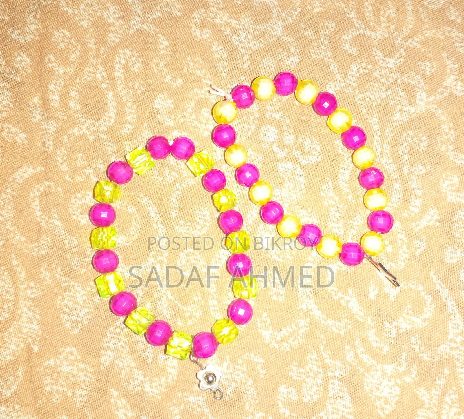 Trendy Crystal Beaded Bracelet - Various Colors Available