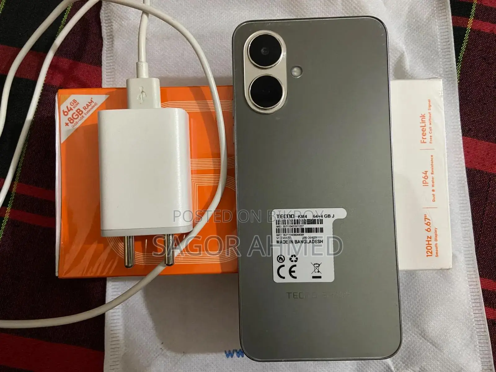 Tecno Spark Go 64 GB Silver
