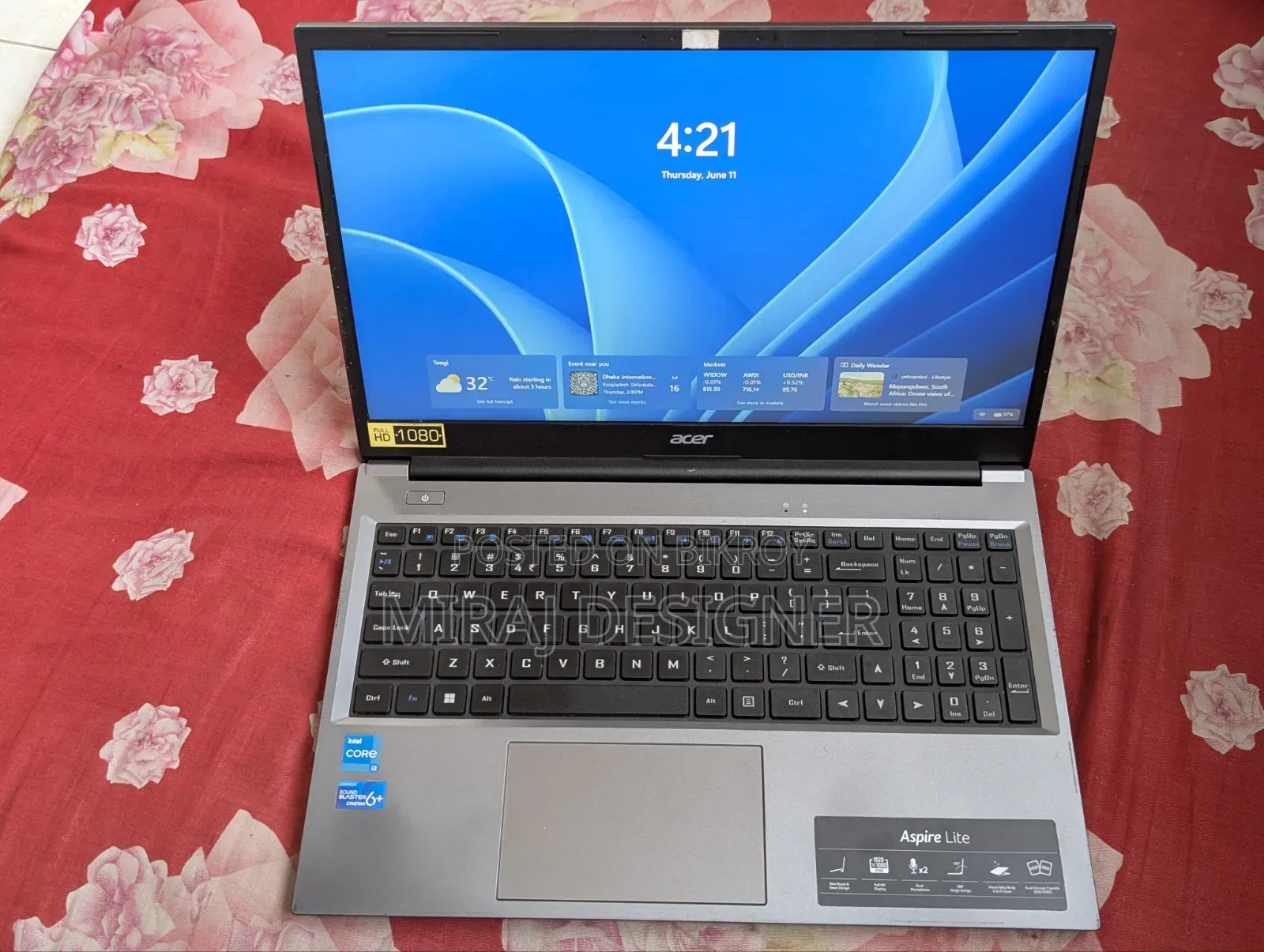 Laptop Acer Aspire 1 16GB Intel Core I3 SSD 512GB