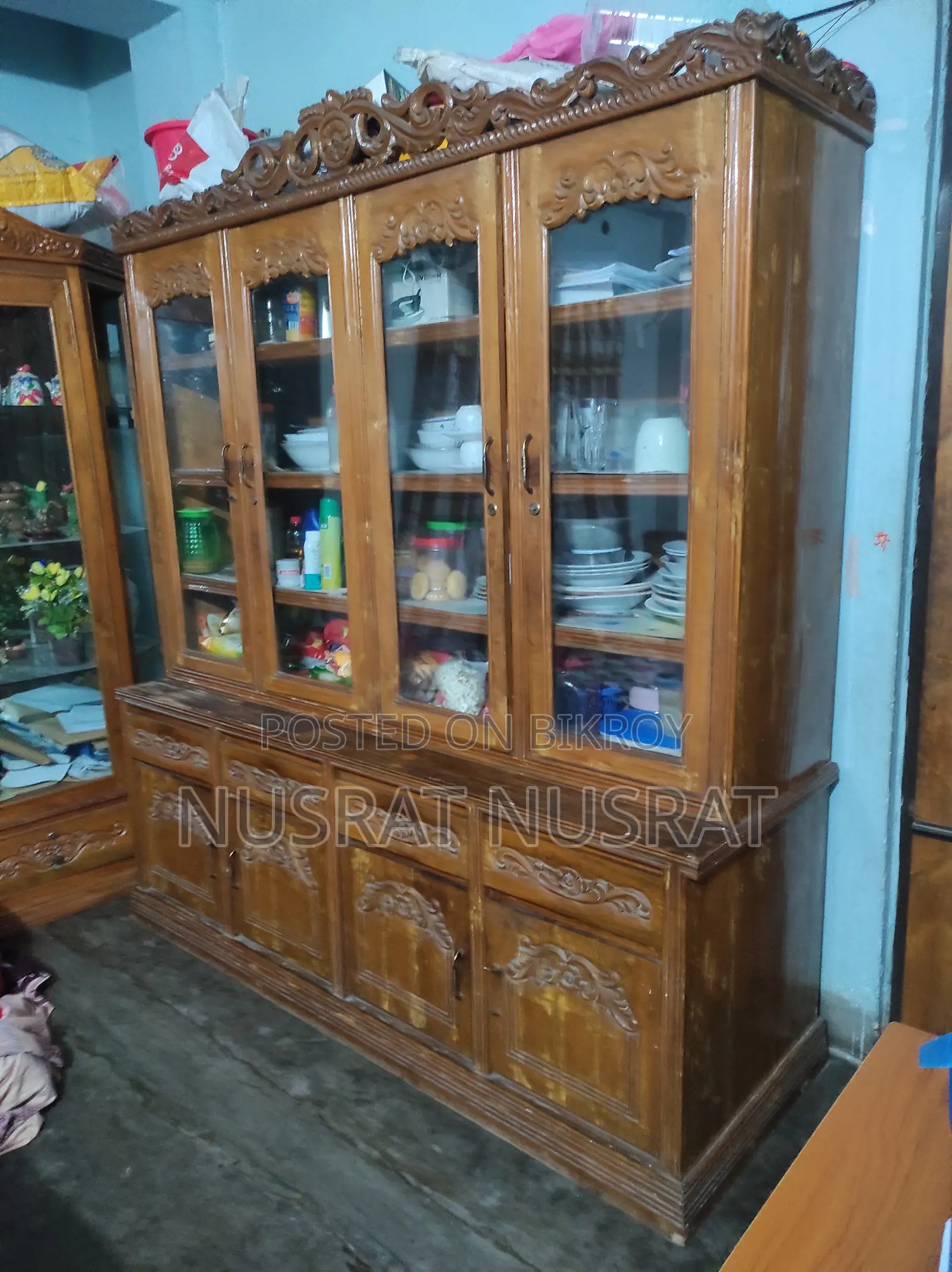 Original Teak Wood Showcase