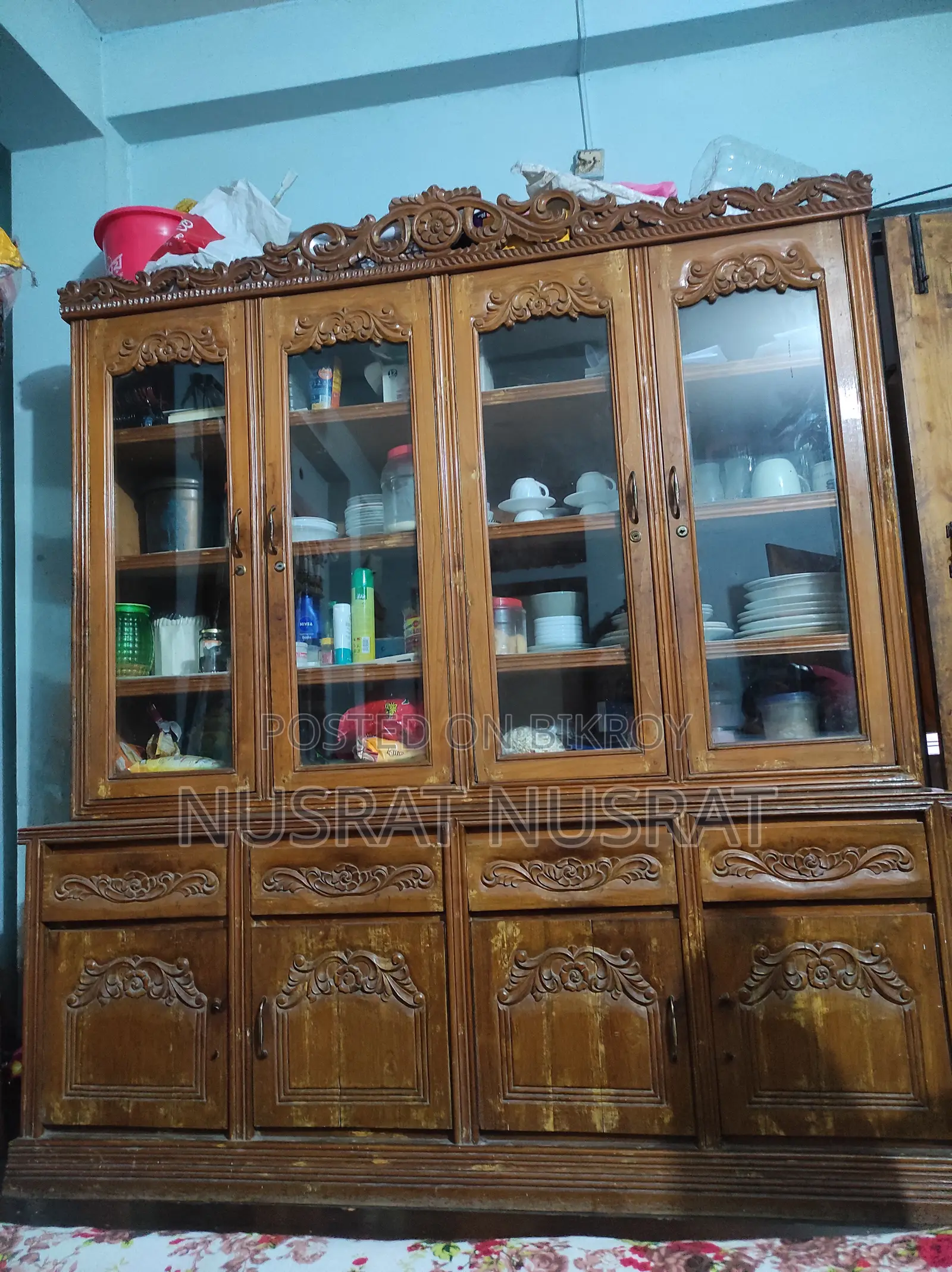 Original Teak Wood Showcase