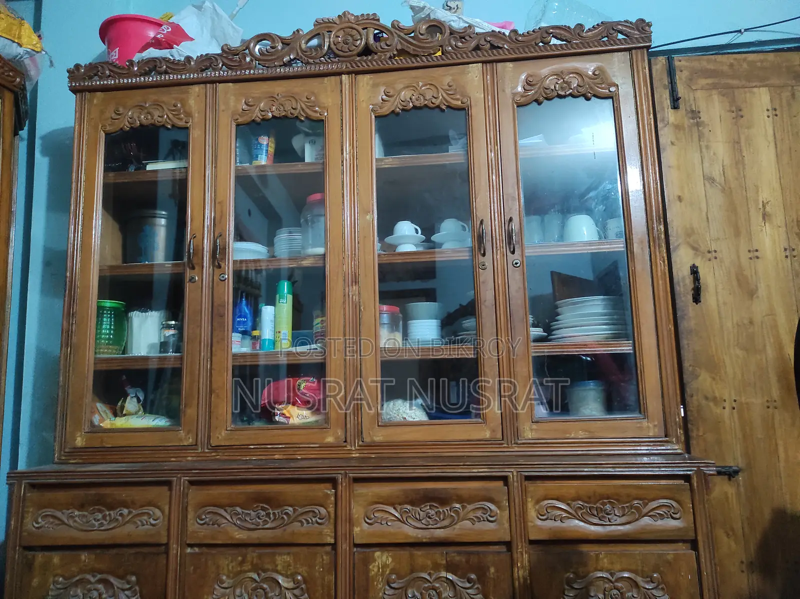 Original Teak Wood Showcase