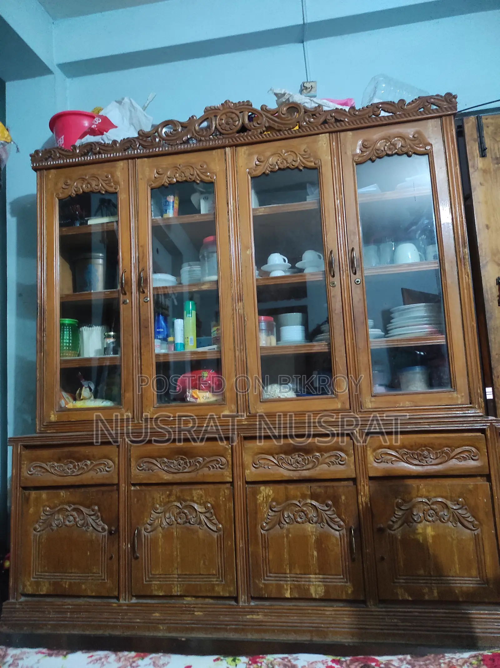Original Teak Wood Showcase