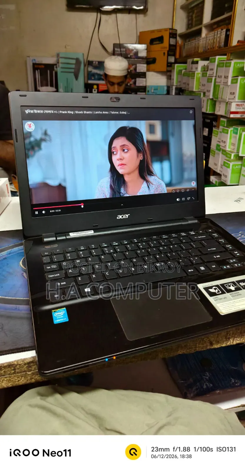 Laptop Acer Aspire E 4GB SSD 128GB