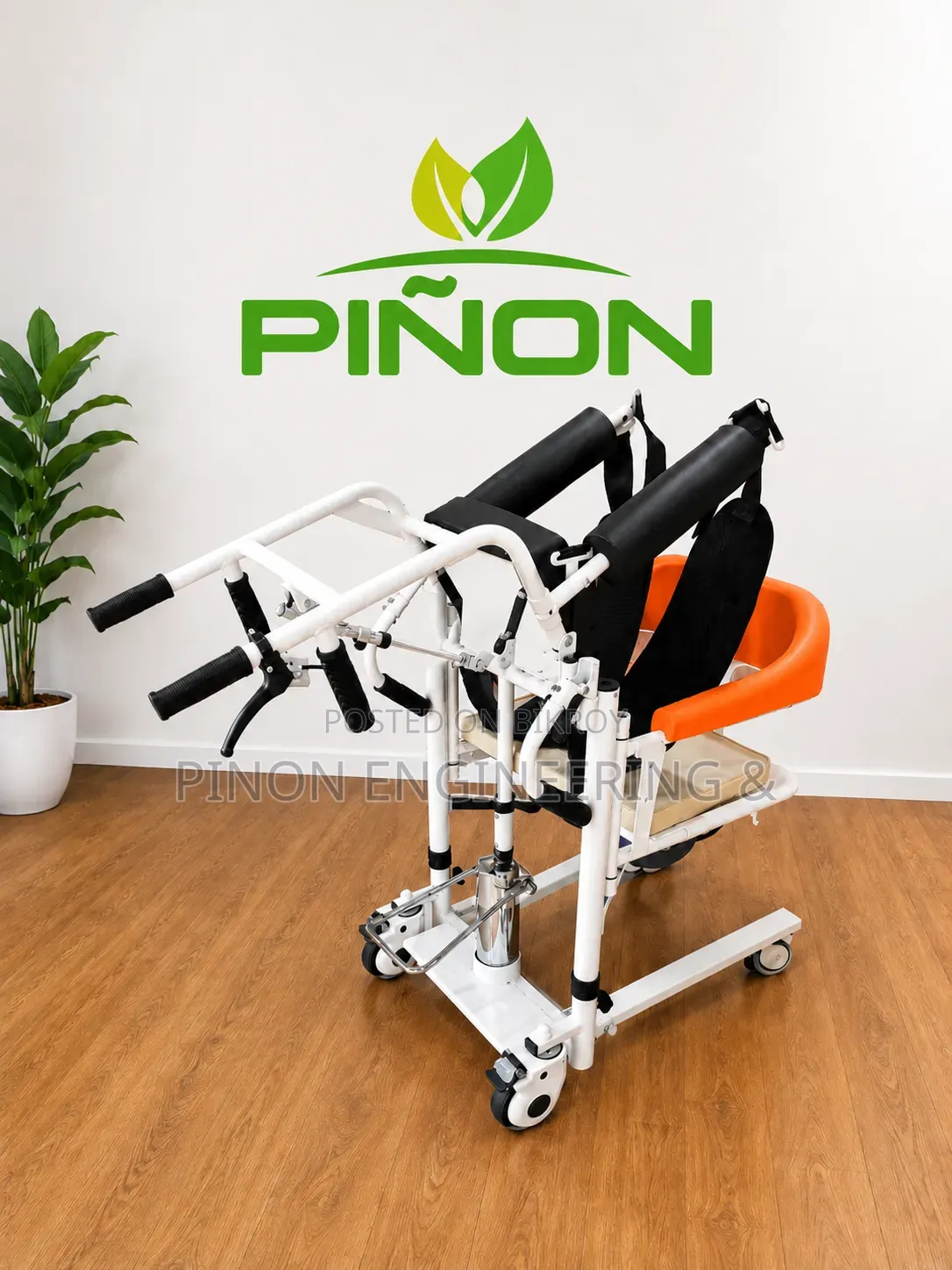 Hydraulic Patient Lifting Transfer Chair With Sling