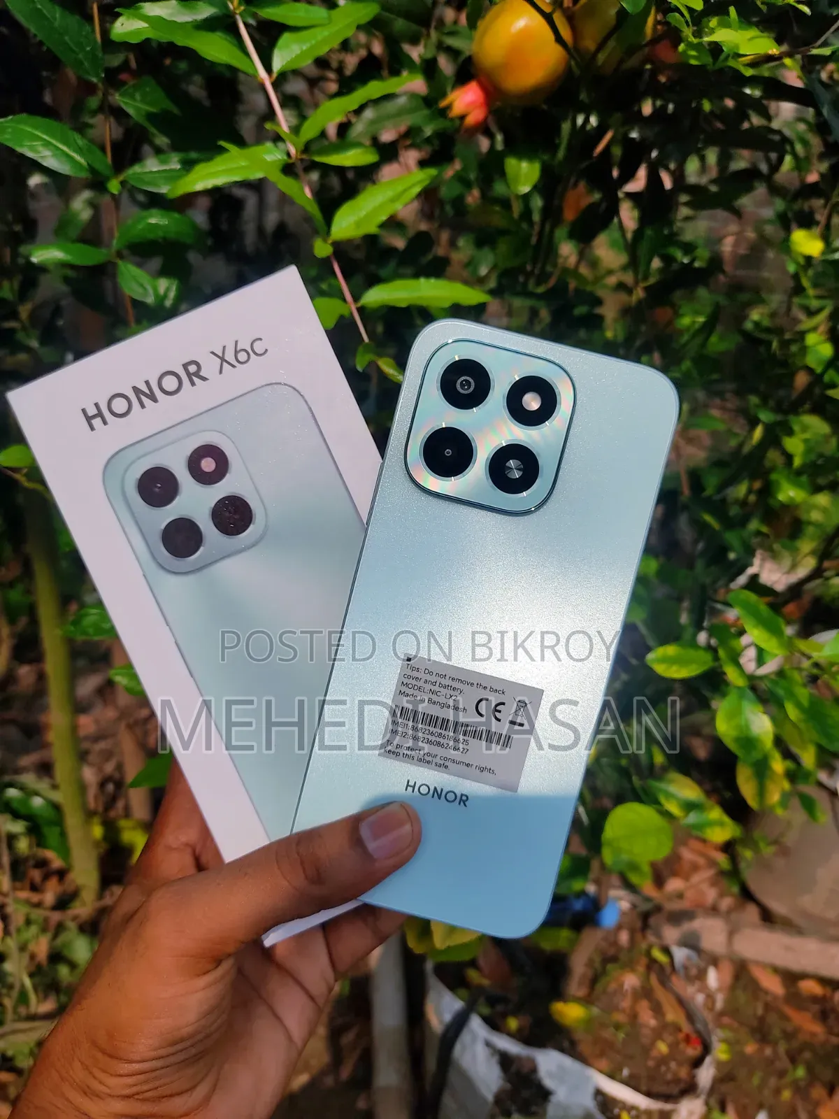 নতুন অনার এক্স৬সি ১২৮ জিবি ব্লু