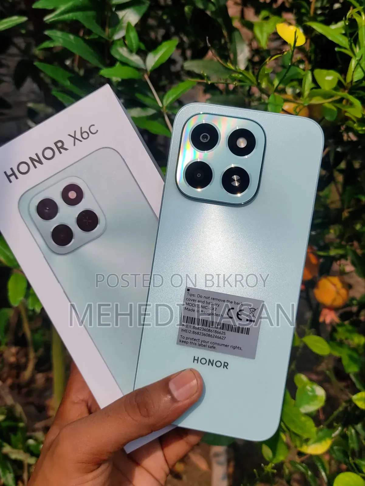 নতুন অনার এক্স৬সি ১২৮ জিবি ব্লু