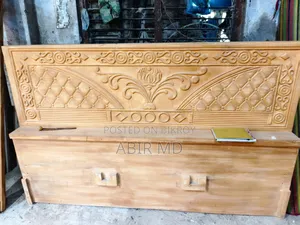 6x7 Feet Ipil Ipil Wood Modern Design Semi-Box Bed