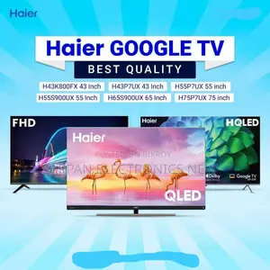 Haier 32" Smart Premium Qled FHD Display Google Tv With Emi Available
