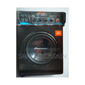 Subwoofer, Amplifier, and 12-inch Boxes (2 units)