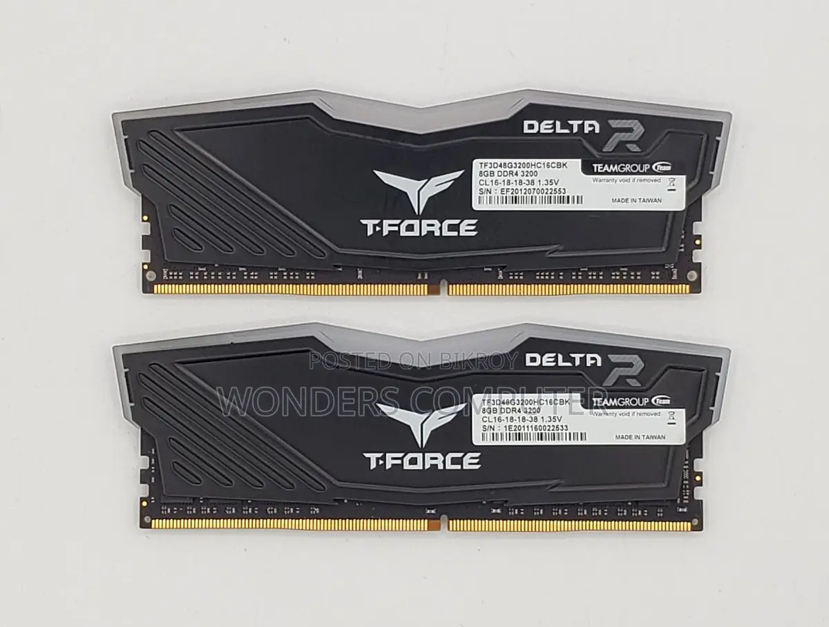 Teamgroup T-Force Delta R 8GB DDR4 RAM 3200MHz 1 Year Warranty