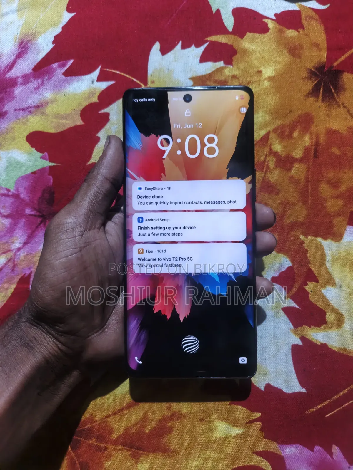 Vivo T2 (India) 128 GB Black