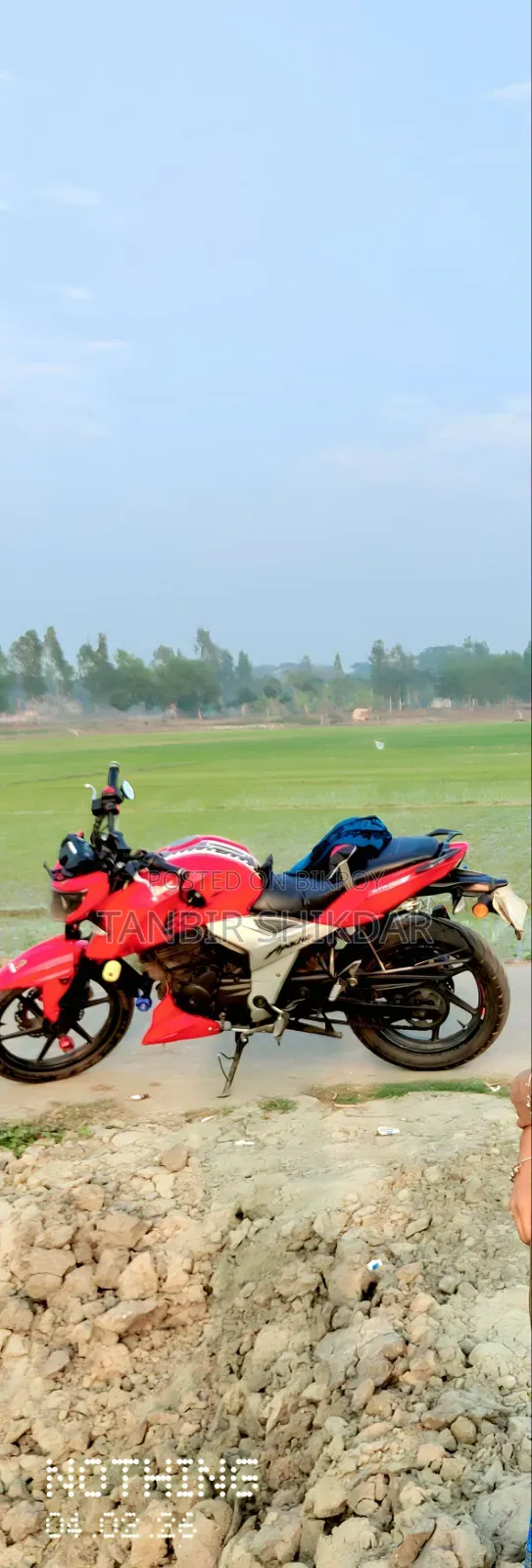 TVS Apache 160 4V 2020 Red