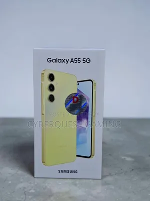 নতুন স্যামসাং গ্যালাক্সি এ৫৫ ২৫৬ জিবি ইয়েলো