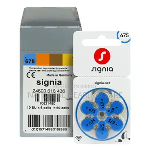 Signia 675-Size Hearing Aid Battery