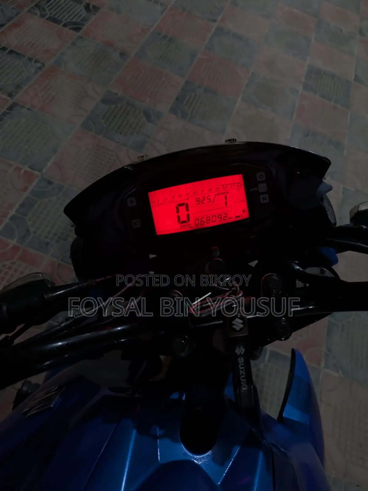 Suzuki Gixxer Monotone 2019 Blue