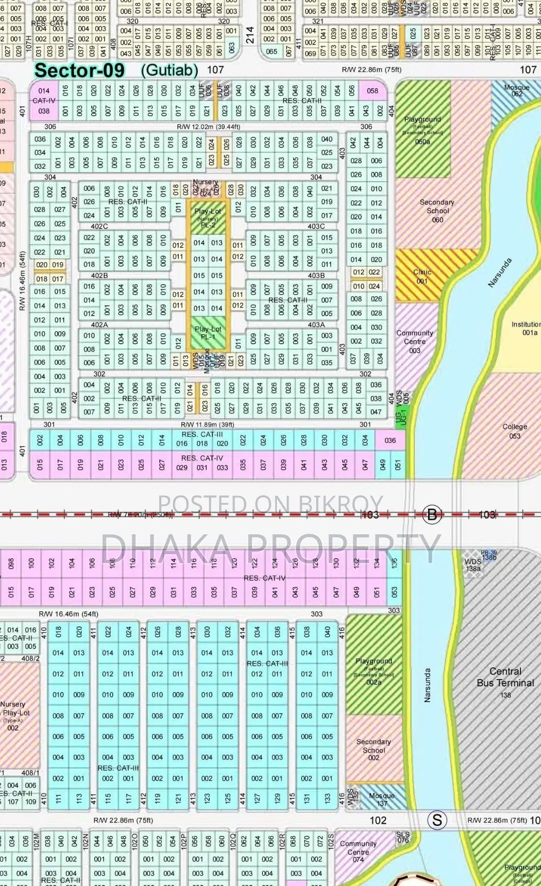 300ft Expressway 10 Katha South at Sector-9