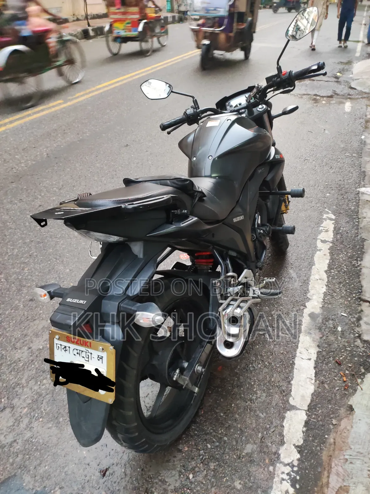 Suzuki Gixxer Monotone 2023 Black