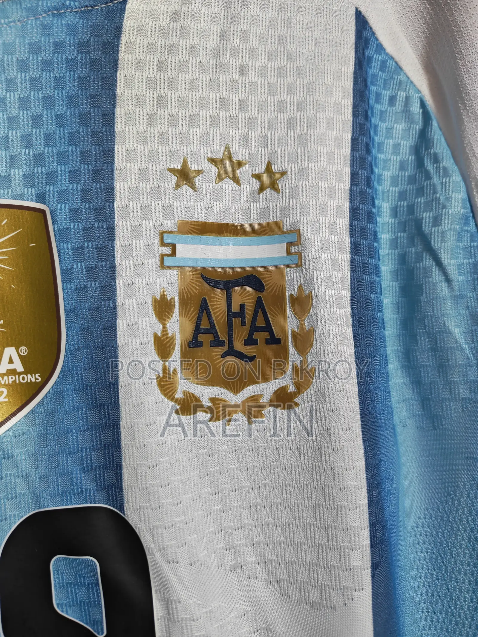 Argentina Home Kit Player Edition Jersey for Sale