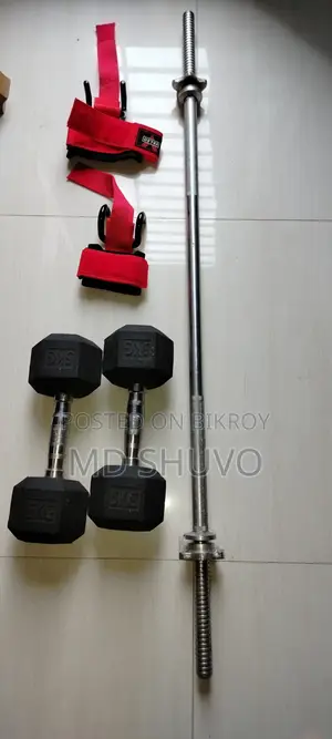 Gym Set (Dumbell+ Bar Bell)