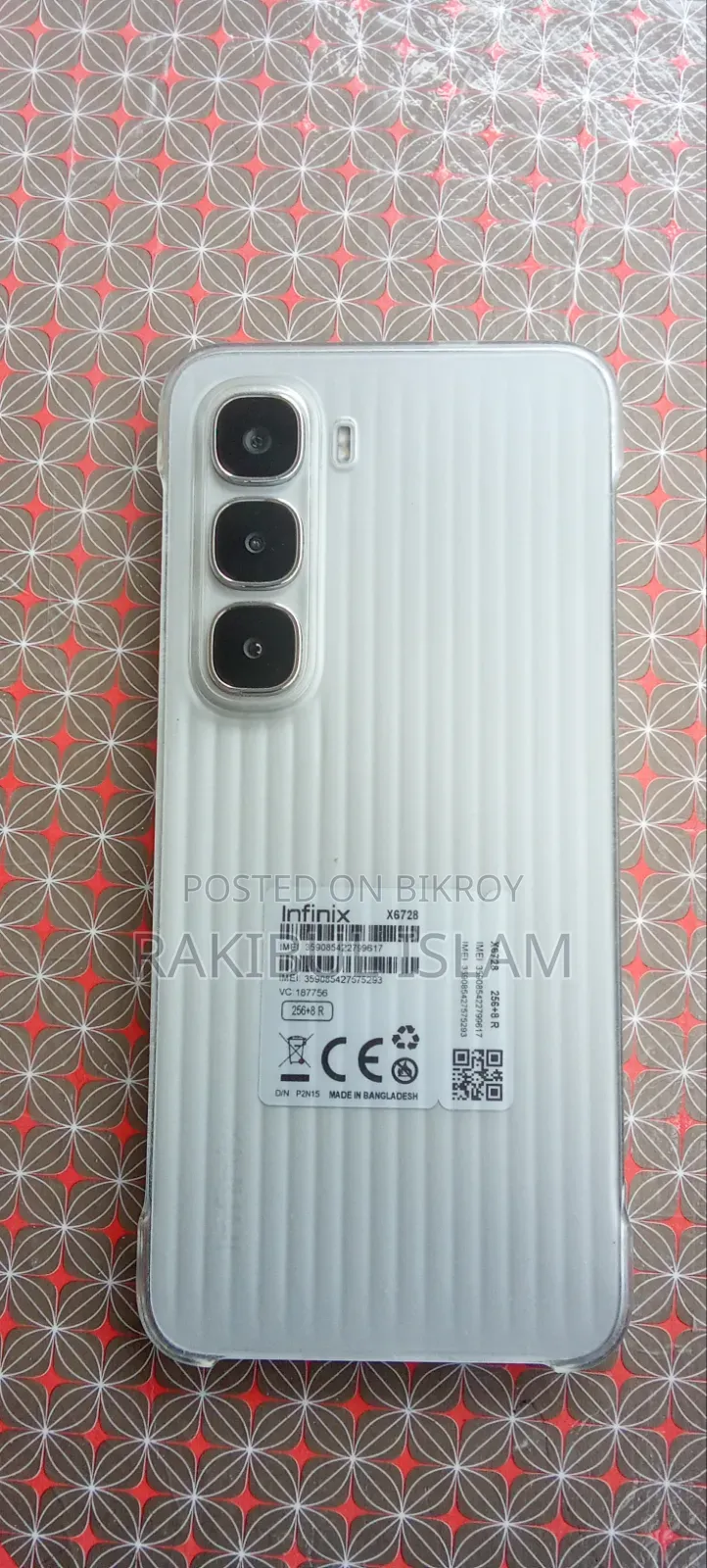 Infinix Hot 60i 256 GB White