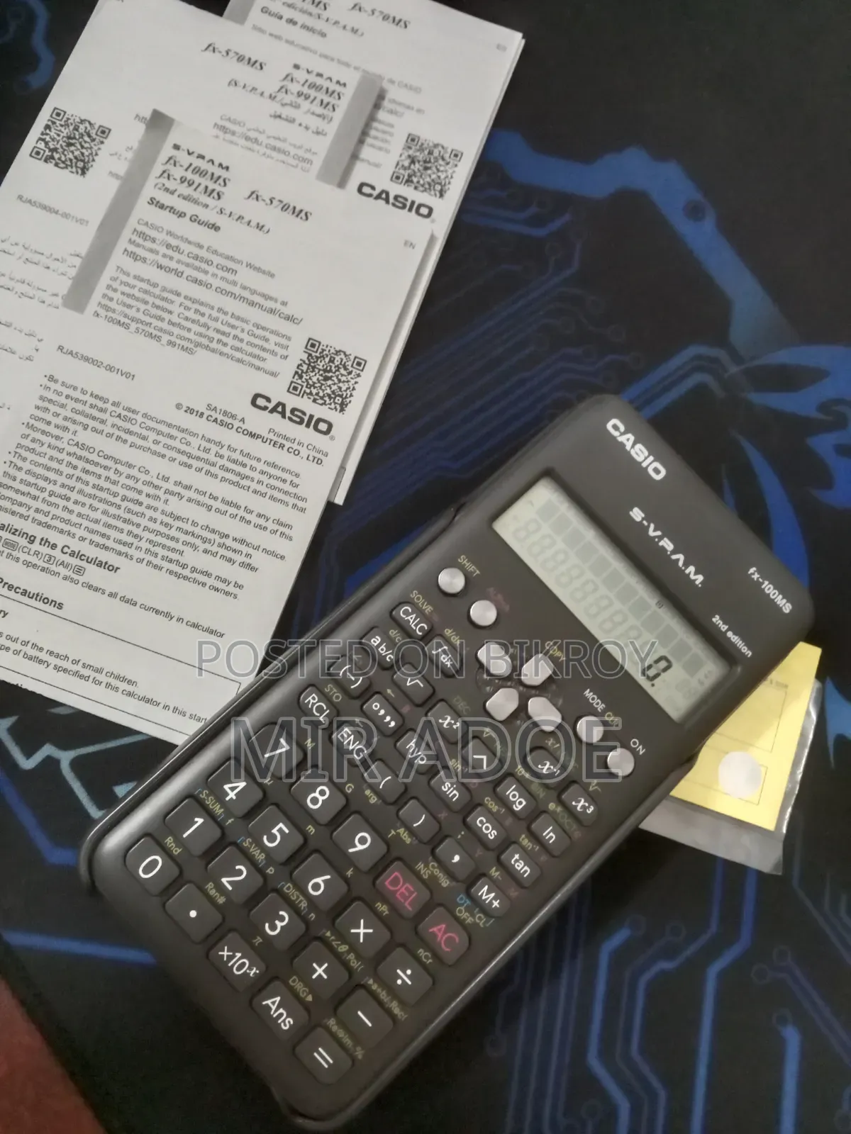 Casio Fx-100ms 2nd Edition.