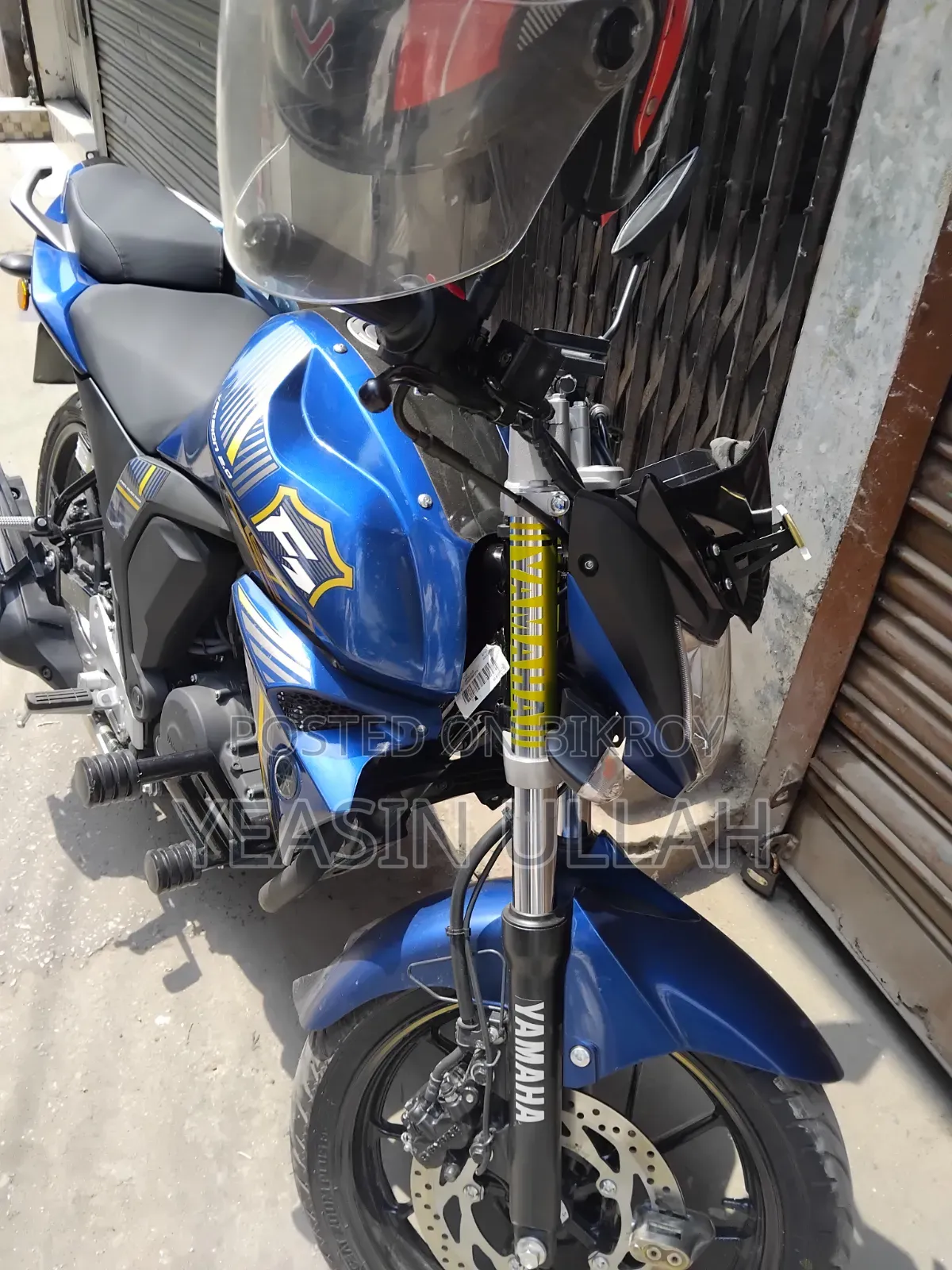 New Yamaha FZ 2025 Blue