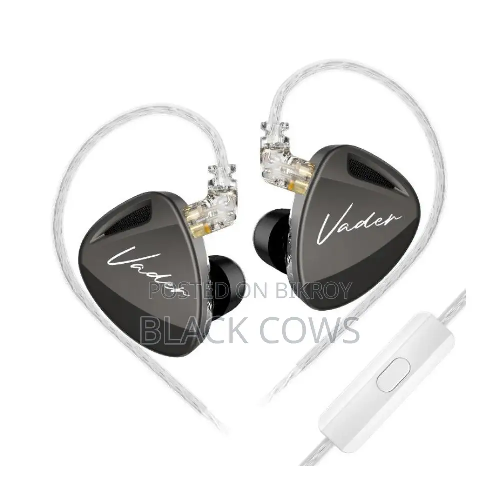 Kz Vader Triple Driver Dynamic Earphone With Mic (Balance)