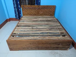 New Solid Wood Double Bed Free Delivery No Advance Fix Price