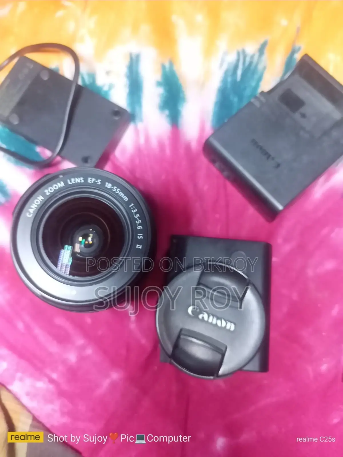 Canon 200d Ii With 50mm Prime Lens, 18-55 Kit Lens, Bag, Led Ligh
