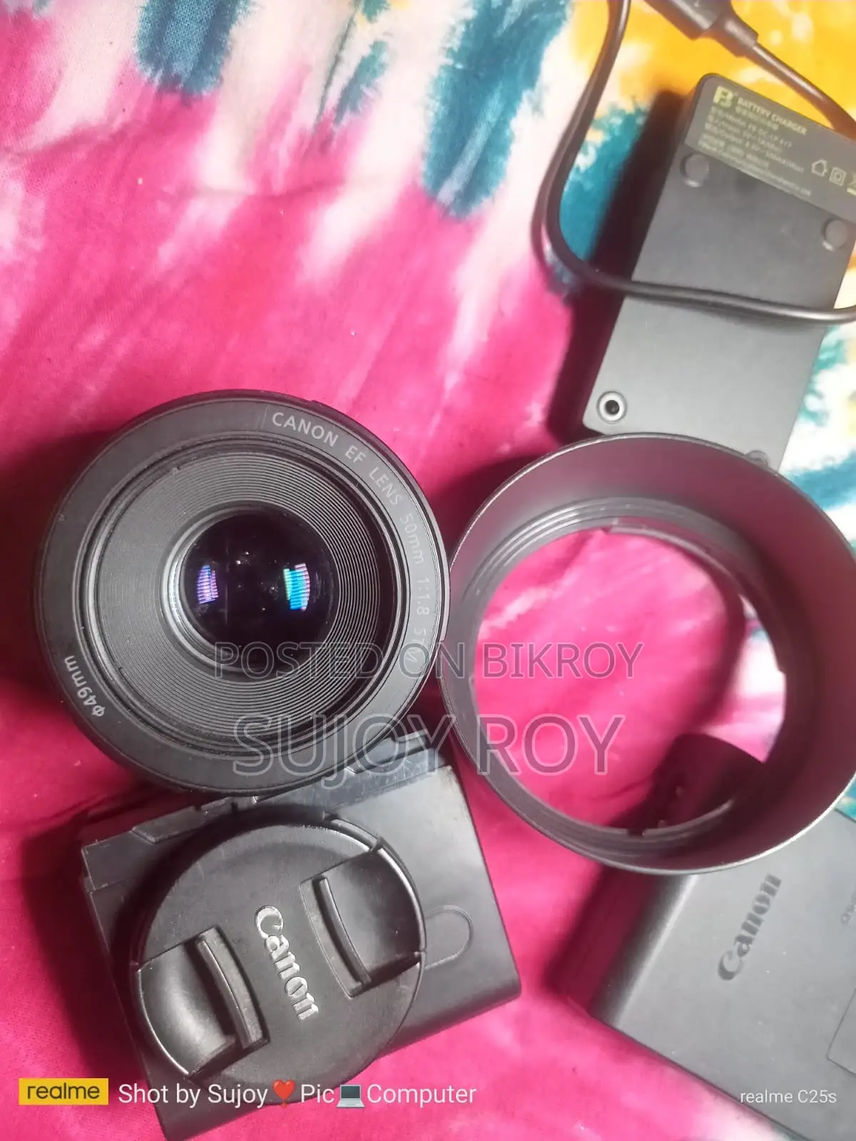 Canon 200d Ii With 50mm Prime Lens, 18-55 Kit Lens, Bag, Led Ligh