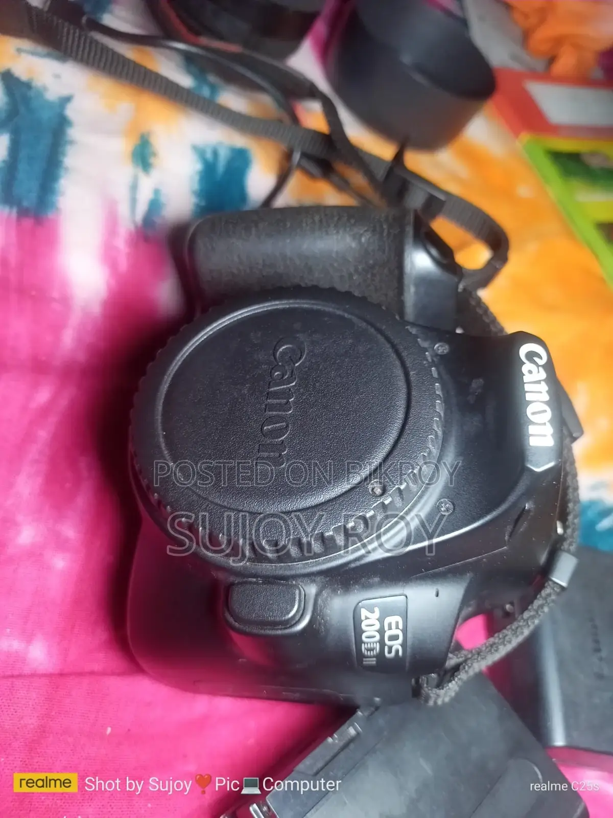 Canon 200d Ii With 50mm Prime Lens, 18-55 Kit Lens, Bag, Led Ligh