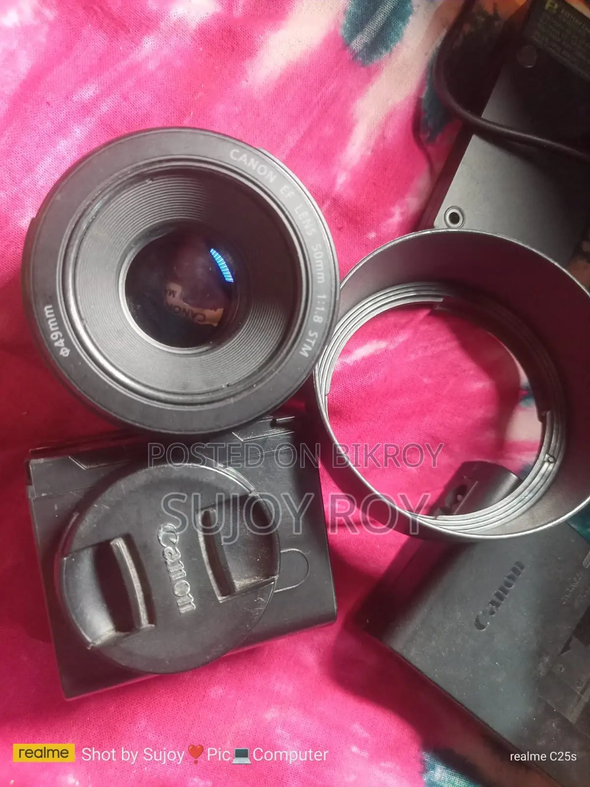 Canon 200d Ii With 50mm Prime Lens, 18-55 Kit Lens, Bag, Led Ligh
