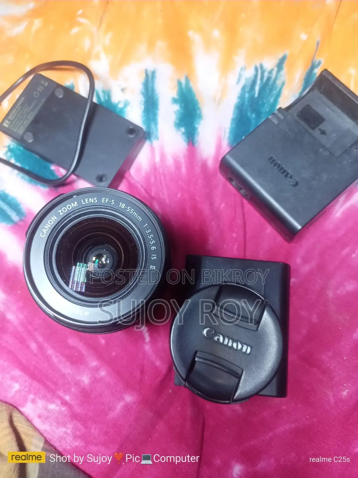 Canon 200d Ii With 50mm Prime Lens, 18-55 Kit Lens, Bag, Led Ligh