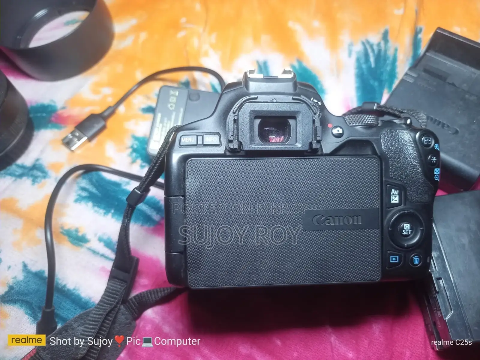 Canon 200d Ii With 50mm Prime Lens, 18-55 Kit Lens, Bag, Led Ligh
