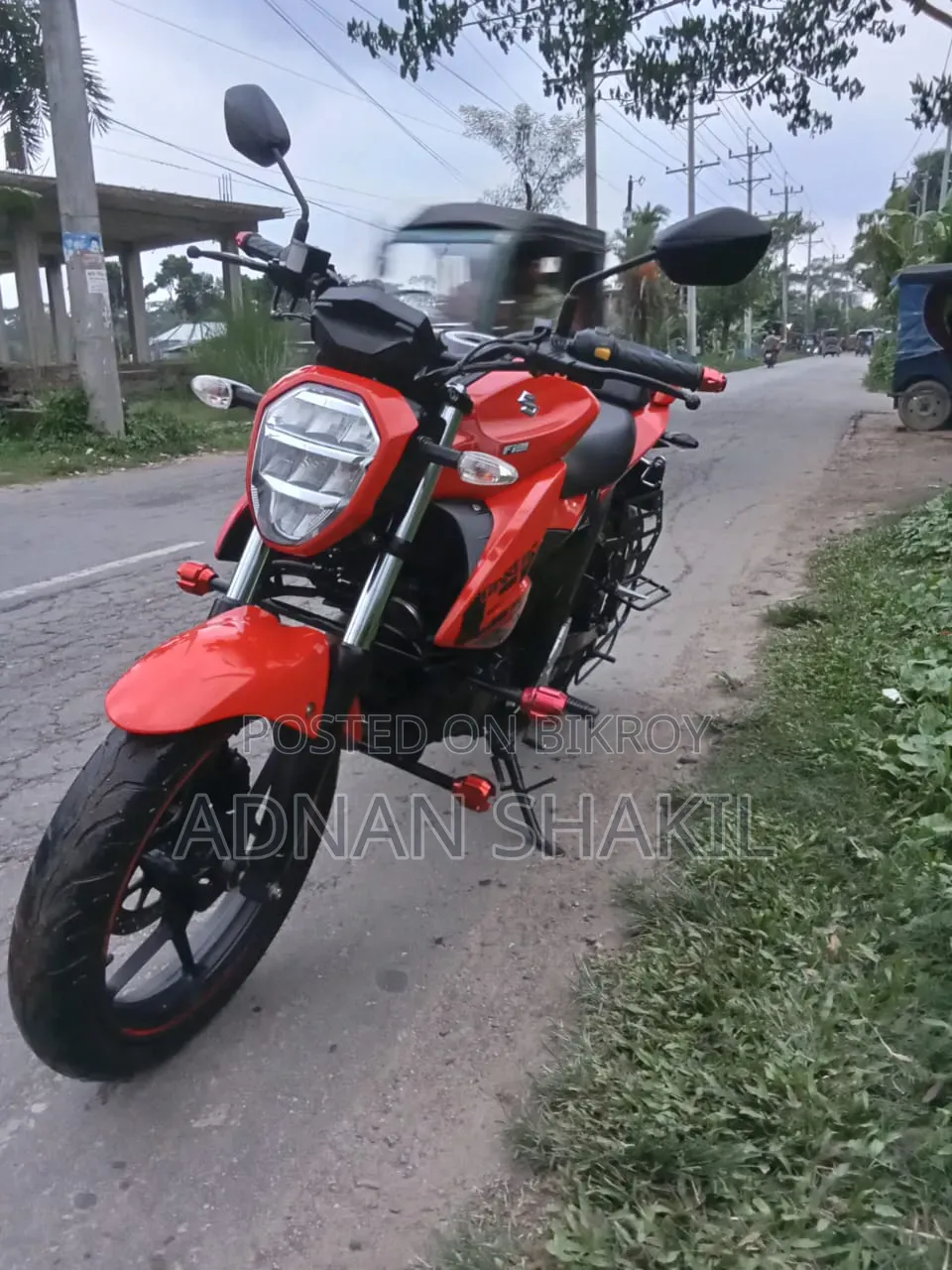 Suzuki Gixxer SF FI 2024 Red