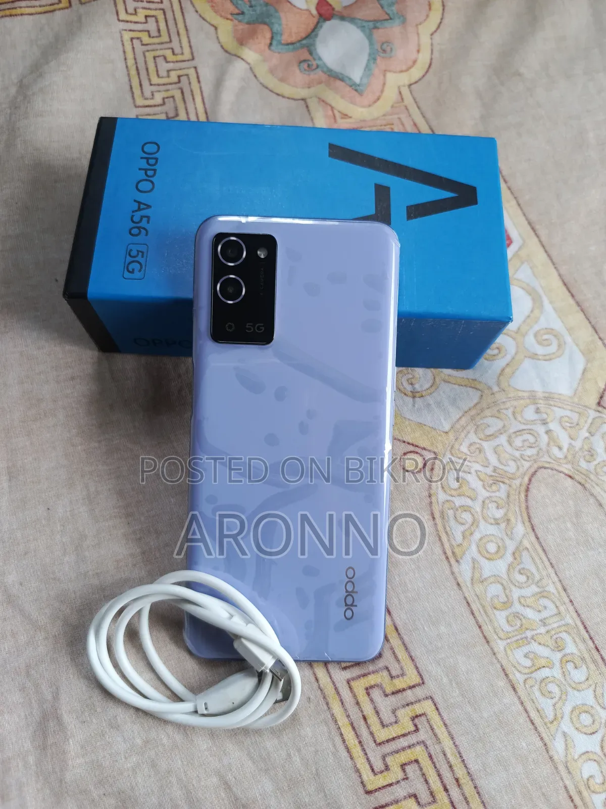 নতুন অপো এ৫৬ ৫জি ২৫৬ জিবি নীল