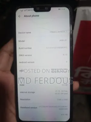 Huawei Y9 64 GB Black