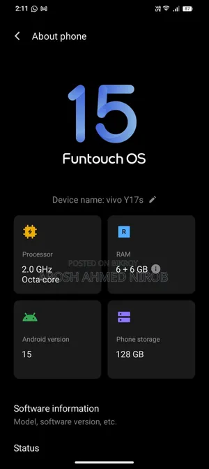 Vivo Y17s 128 GB Green