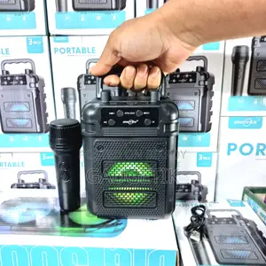 Karaoke Speaker GTS 2333 কারোকি সাউন্ড বক্স মাউথ সহ