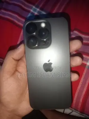 অ্যাপল আইফোন ১৫ প্রো ২৫৬ জিবি কালো