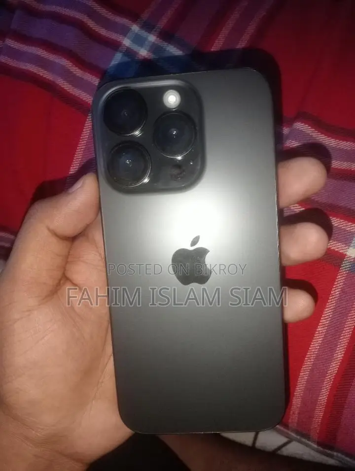 অ্যাপল আইফোন ১৫ প্রো ২৫৬ জিবি কালো