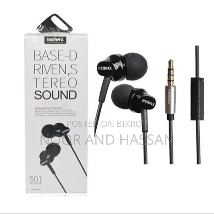 Remax Rm-501 High Performance Wired Earphone