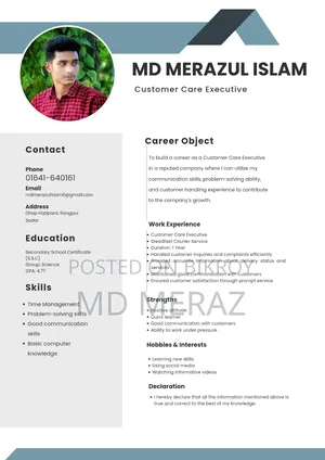 Customer Care Executive
